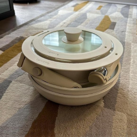 11pcs Nonstick Cookware Sets Detachable Handle - Picture 6 of 10